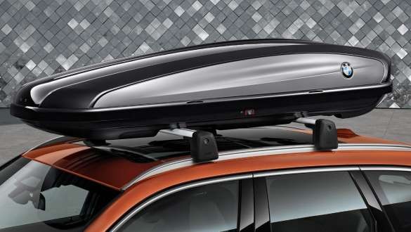 Багажний бокс BMW 420 у кольорі Black/Titanium Silver.