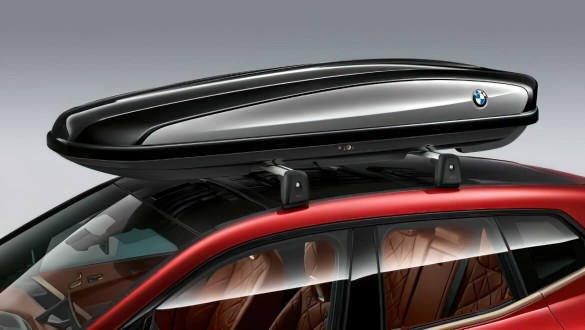 Багажний бокс BMW 520, чорний/сріблистий титан